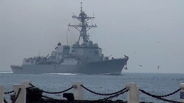 ABD Savaş Gemisi, Çanakkale Boğazından Geçti