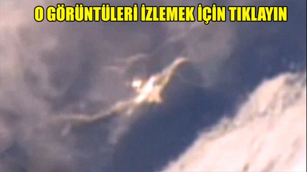 Dünya şokta! Atmosferden çıkarken görüntülendi!