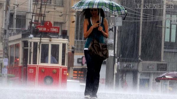 İstanbul için şiddetli yağış uyarısı